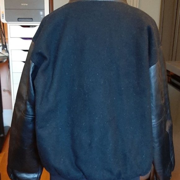 COPY - Varsiry leather jacket unisex - Picture 6 of 7